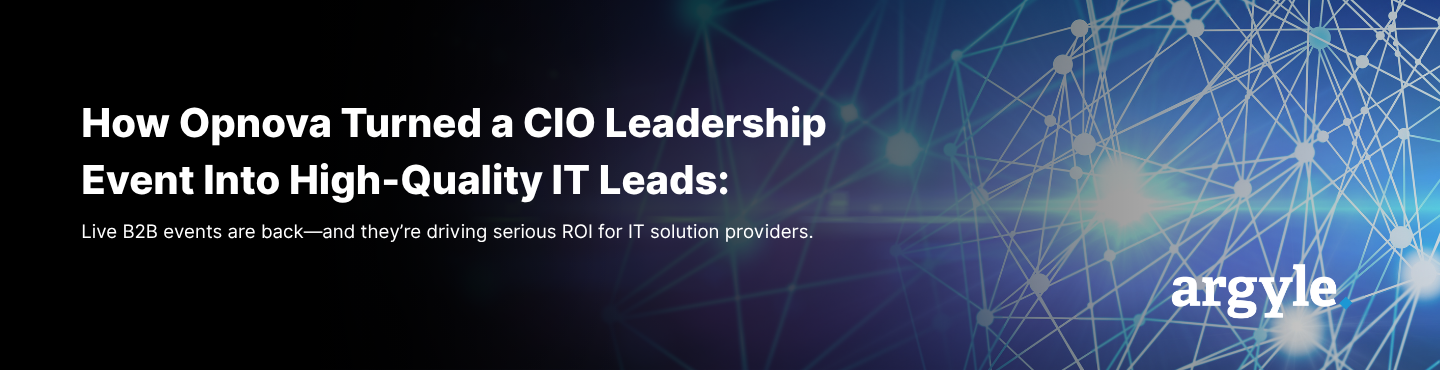 Opnova IT event sponsorship at Argyle CIO Summit