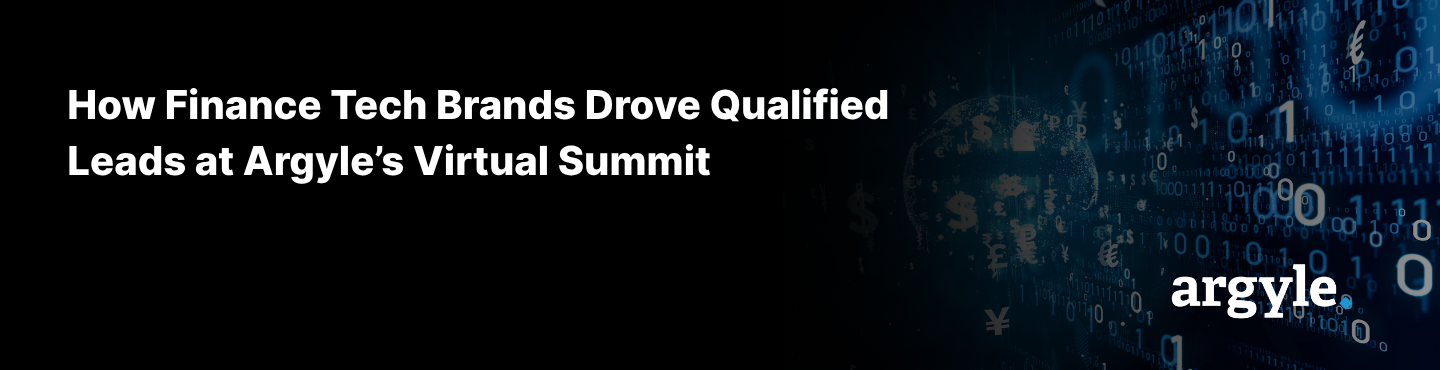 Argyle Forum Finance Solutions Summit 2025 virtual event banner